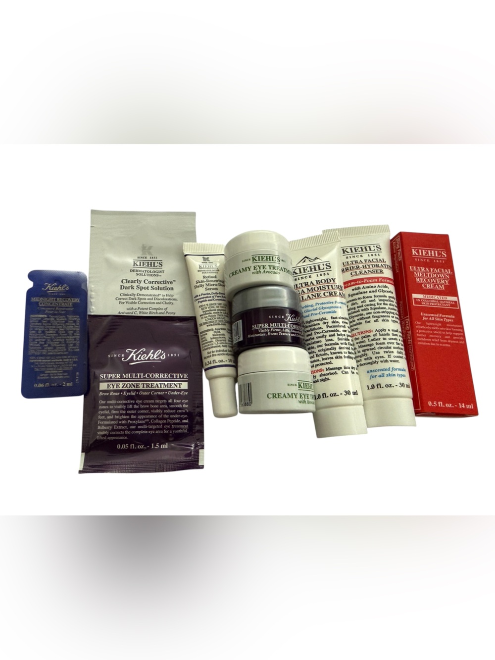 Kiehls Skincare Bundle with 10 products